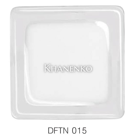 Фьюзинг квадрат DFTN 015 прозрачно-белого цвета, 6 см