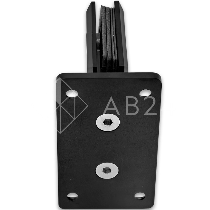 Петля Бета β FDP-21 стена-стекло центр. крепление, латунь/черный