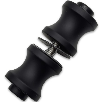 Ручка кноб FDR-65, алюминий/черный