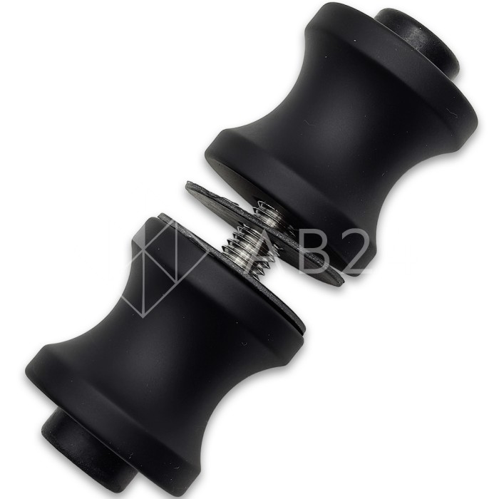 Ручка кноб FDR-65, алюминий/черный