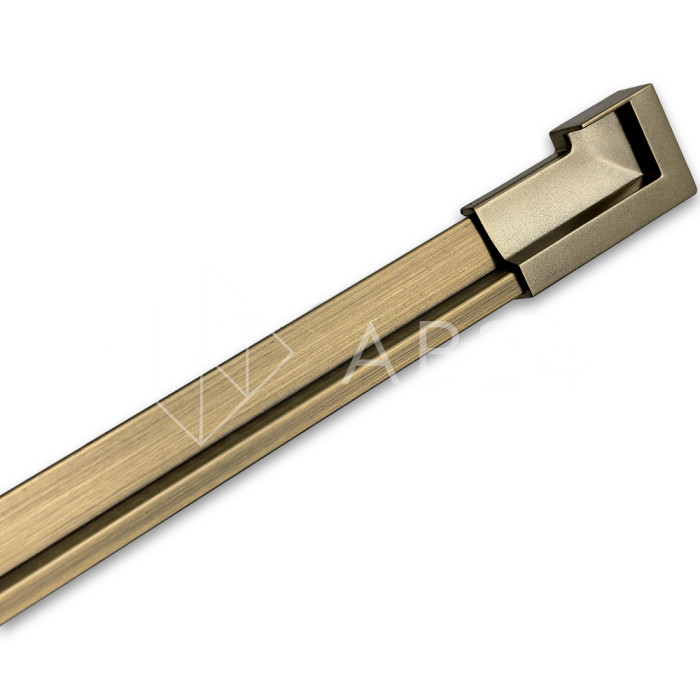 Заглушка торцевая FDPA-430R Правая для порога, ПВХ/бронза