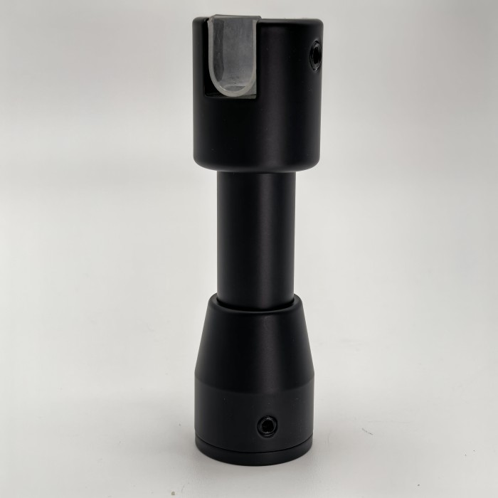 Стойка FOS-06 для перегородок без сверления, нержавейка/черный