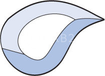 Бевелс AV76.3 дизайнерский размер 46х30 мм