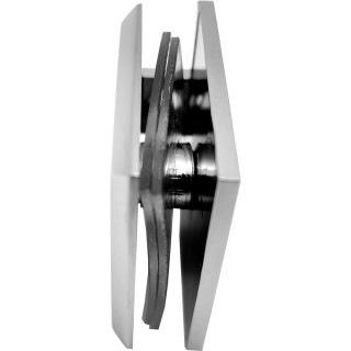 Коннектор  Бета β FDK-22, стена-стекло 90°, цинк/хром