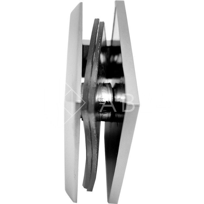 Коннектор  Бета β FDK-22, стена-стекло 90°, цинк/хром