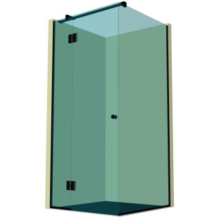 Душевая кабина угловая DK-205P в опорном профиле