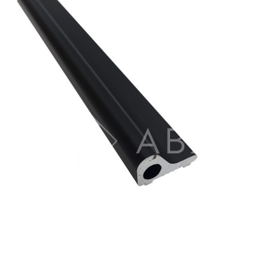 Порог алюминиевый FDPA-40.22 для душевой 2.2 м, алюминий/черный