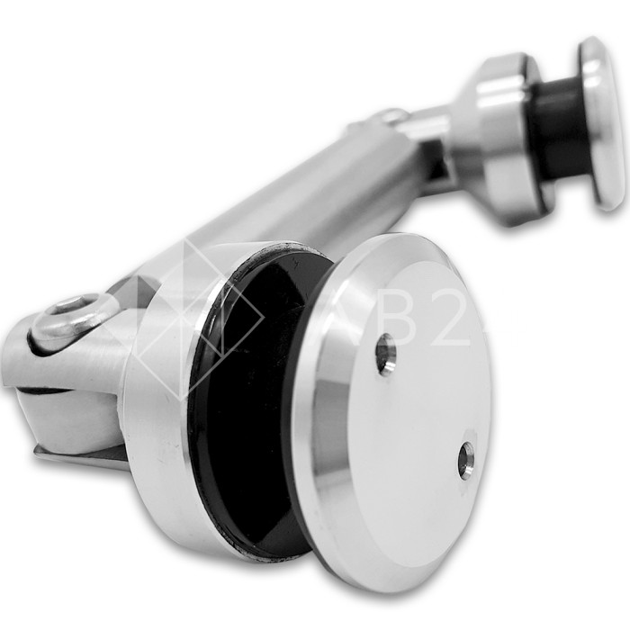 Точечное крепление FKK-72 стекло-стекло 103 мм регулируемое. Без зенковки, нержавейка/матовый