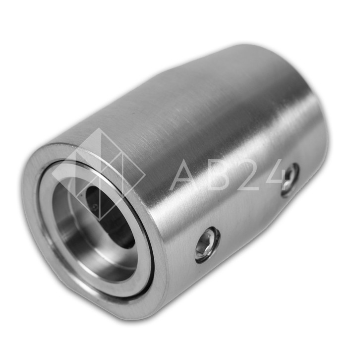 Крепление FDS-78 трубы 25мм для раздвижной системы FDS-10, к стене торцевое, нержавейка/матовый