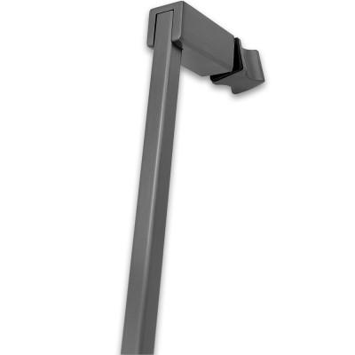 Ручка скоба FDR-709, 15х10х1000х1.0 мм, нержавейка/оружейная сталь