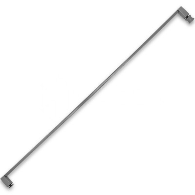 Ручка скоба FDR-709, 15х10х1000х1.0 мм, нержавейка/оружейная сталь