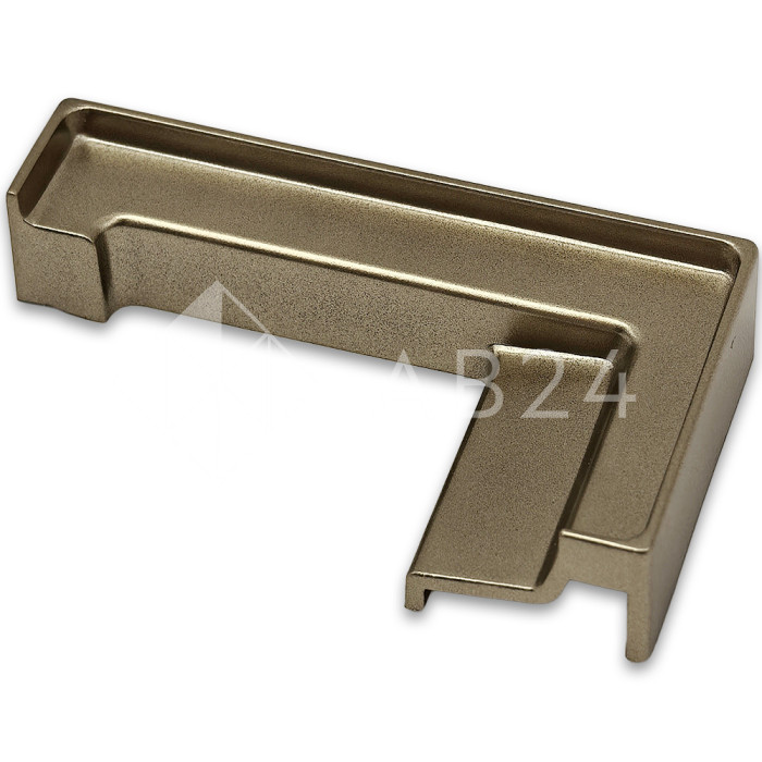 Заглушка угловая FDPA-431R Правая для порога, ПВХ/бронза