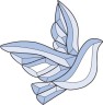 Бевелс AV232A Голубь (11 элементов) 182 х 186 мм