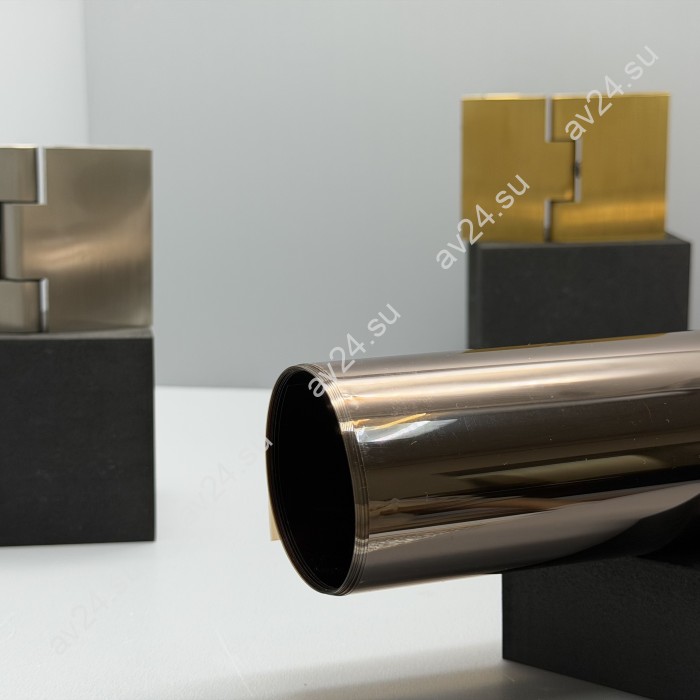 Декоративная пленка 1,52х3 м, бронза прозрачная