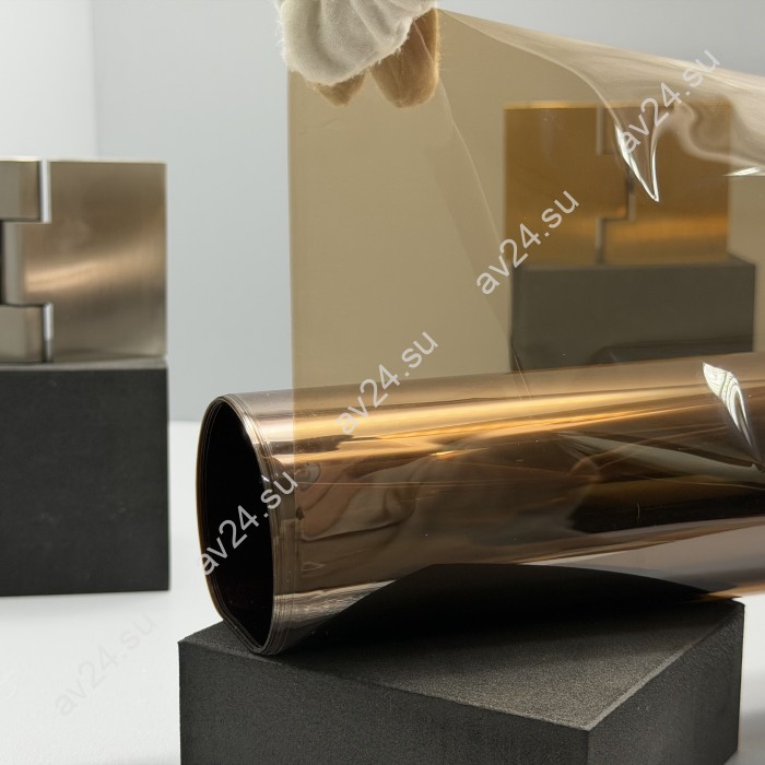 Декоративная пленка 1,52х3 м, бронза прозрачная