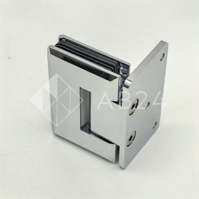 Петля Бета β FDP-20 стена-стекло с боковым креплением, латунь/хром