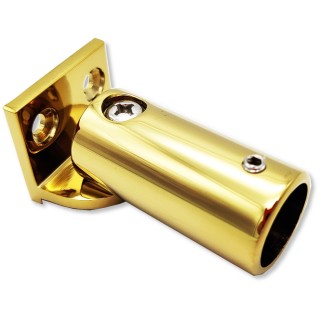 Крепление FDC-15 трубы 19 к стене 0°-180°, латунь/золото
