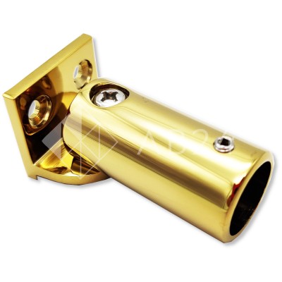 Крепление FDC-15 трубы 19 к стене 0°-180°, латунь/золото