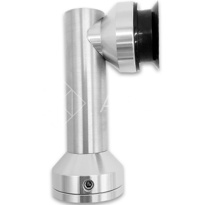 Точечное крепление FKK-79 пол-стена-стекло 75 мм нерегулируемое. С зенковкой, нержавейка/матовый