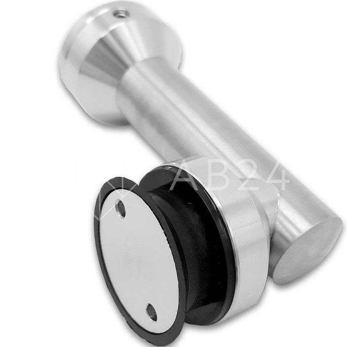 Точечное крепление FKK-79 пол-стена-стекло 75 мм нерегулируемое. С зенковкой, нержавейка/матовый