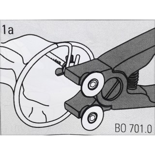 Кусачки Bohle для мозаики Zag-Zag с мешком, для резки стекла