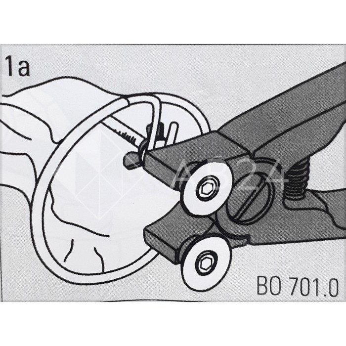 Кусачки Bohle для мозаики Zag-Zag с мешком, для резки стекла
