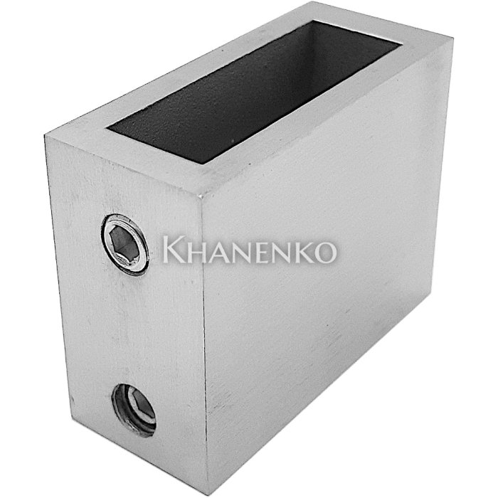 Крепление трубы FDC-30-DEF с дефектом 30х10 к стене, нержавейка/матовый