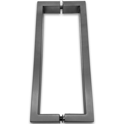 Ручка скоба FDR-78, 15х30х270х1.0 мм, нержавейка/оружейная сталь