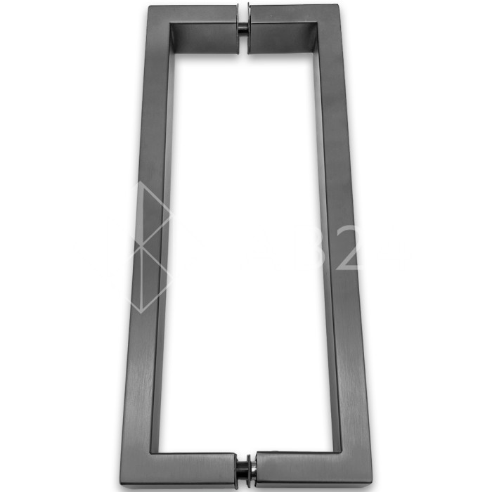 Ручка скоба FDR-78, 15х30х270х1.0 мм, нержавейка/оружейная сталь