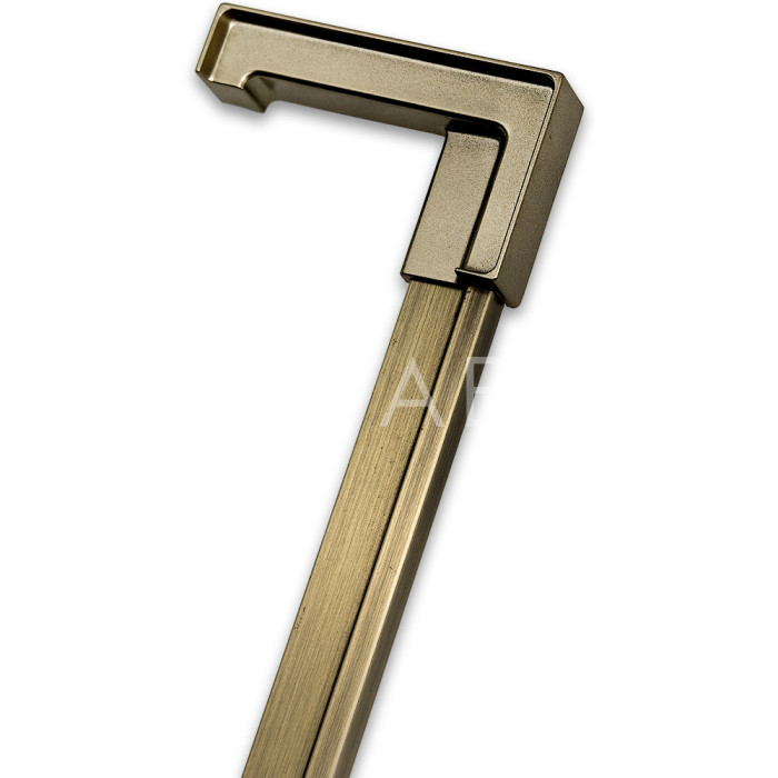 Заглушка угловая FDPA-431L Левая для порога, ПВХ/бронза