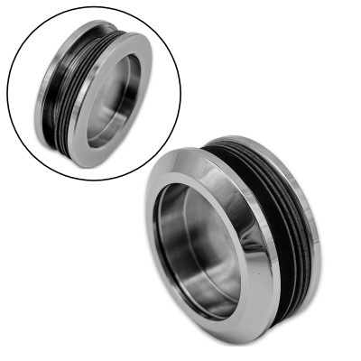 Система DSKU-1-8/8 безрамного остекления 8 рельс/8 дверей, алюминий