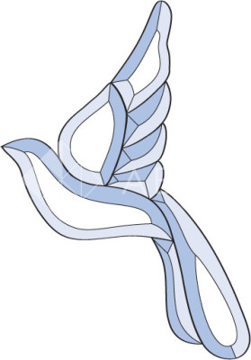 Бевелс AV233 Певчая птица (8 элементов) 185 х 267 мм