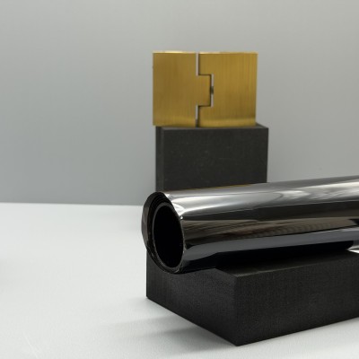 Декоративная пленка 1,52х3 м, графит прозрачная