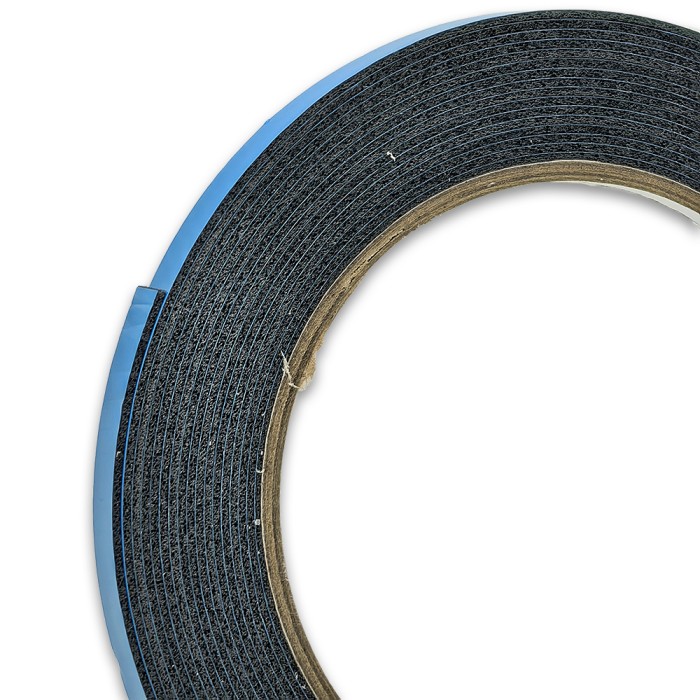 Скотч вспененный двусторонний FDA-110 BL в рулоне, ширина 6 мм, длина 5 м, серый