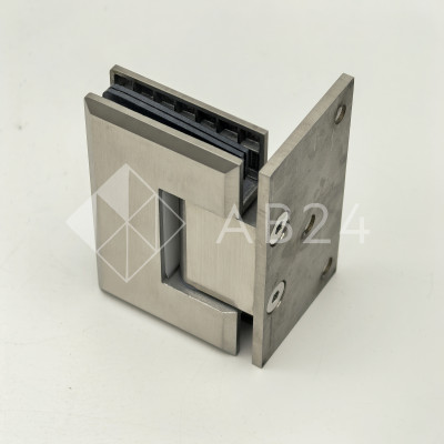 Петля Бета β FDP-20 стена-стекло с бок. креплением, нержавейка/матовый