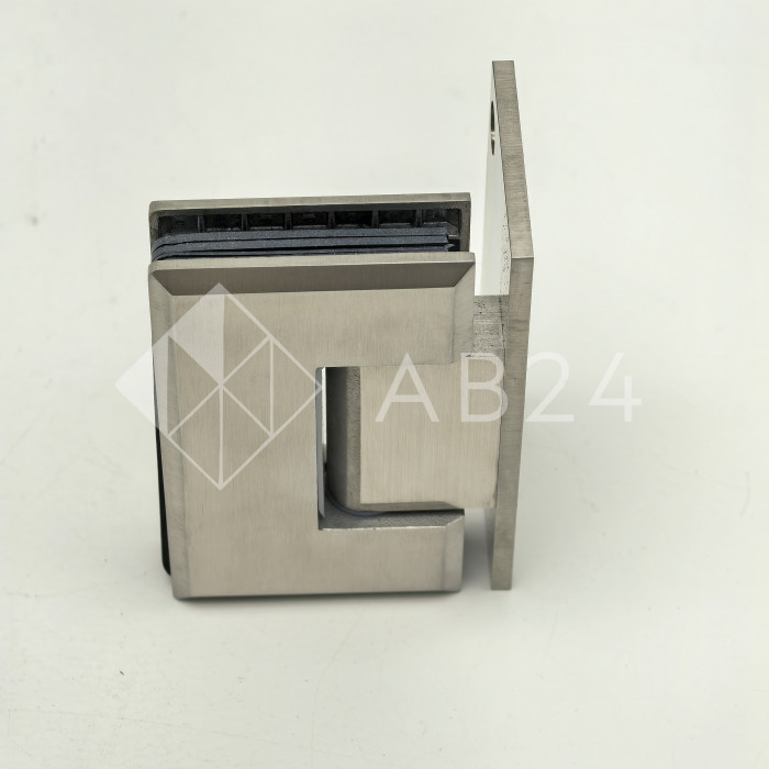 Петля Бета β FDP-20 стена-стекло с бок. креплением, нержавейка/матовый