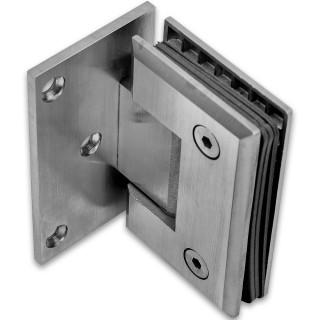 Петля Бета β FDP-20 стена-стекло с бок. креплением, нержавейка/матовый