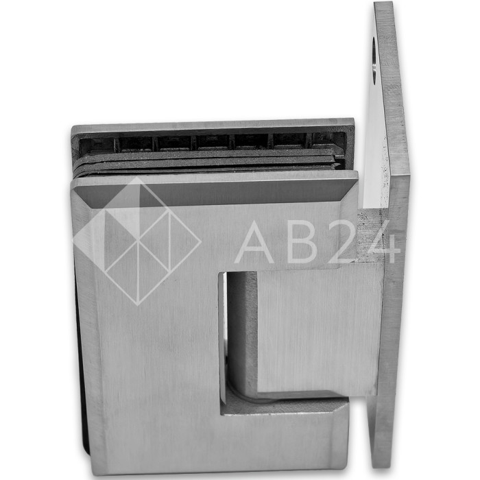 Петля Бета β FDP-20 стена-стекло с бок. креплением, нержавейка/матовый