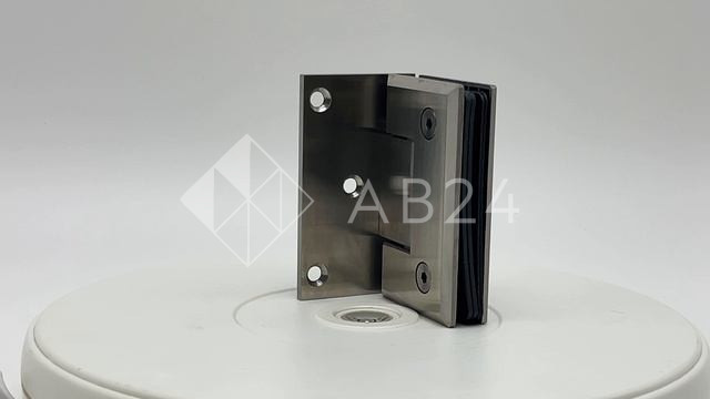 Петля Бета β FDP-20 стена-стекло с бок. креплением, нержавейка/матовый