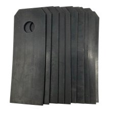 Комплект резиновых прокладок для стойки FKK-04, 10 шт FKA-04 Черный
