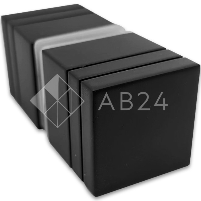 Ручка кноб FDR-54, нержавейка/черный