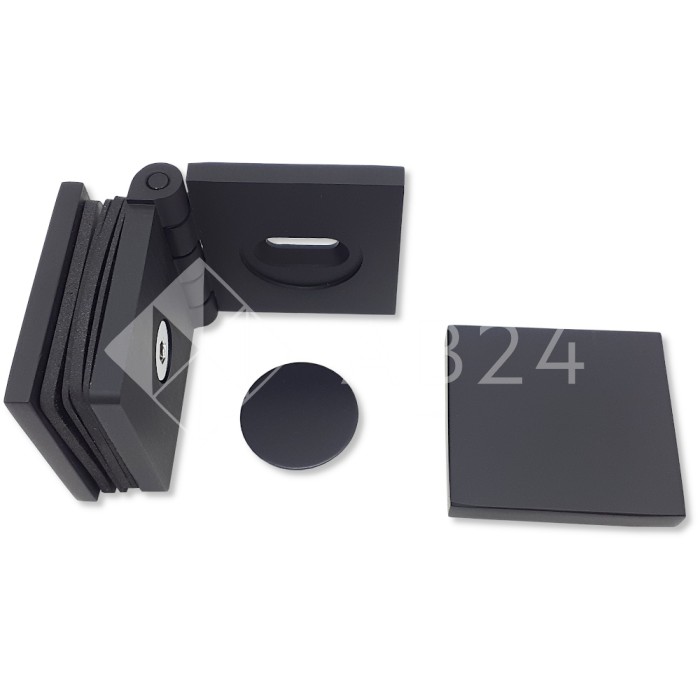 Коннектор FDK-100-DEF с дефектом для стекла Пегас стена-стекло 0°-180°, латунь/черный