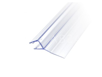Уплотнитель ПРЕМИУМ Ц-образный прозрачный 3 м, ус 16 мм под стекло 10 мм FDPP-425.10 PVC/CL