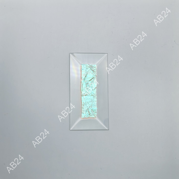 Бевелс AV221 дихроичный прямоугольник 76 х 38 мм красный мороз