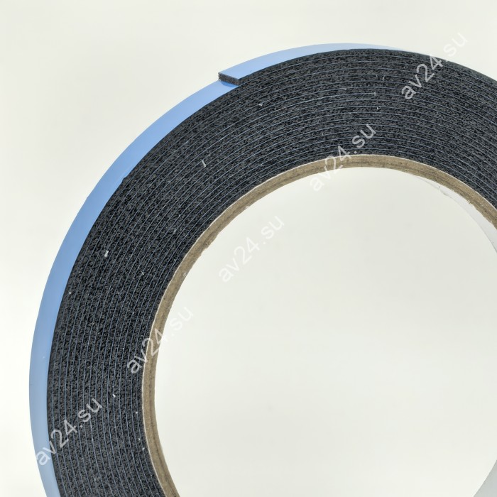 Скотч вспененный двусторонний FDA-111 BL в рулоне, ширина 9 мм, длина 5 м, серый