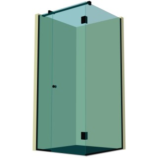 Душевая кабина угловая DK-208P в опорном профиле