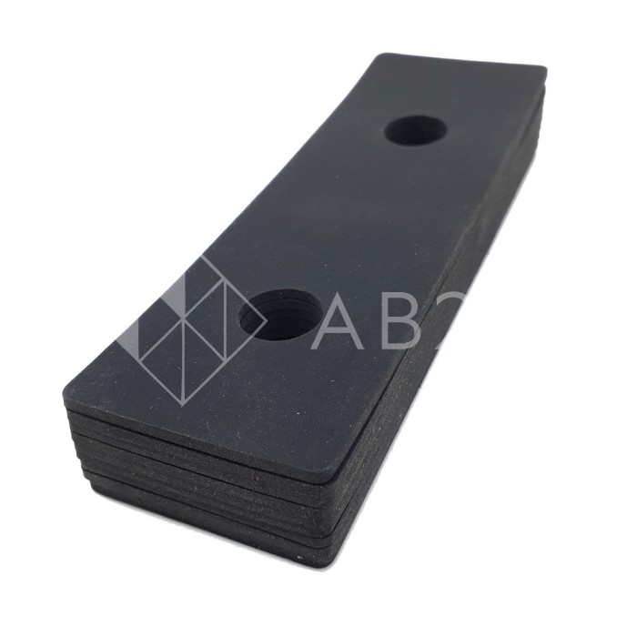 Комплект резиновых прокладок FOA-05 для стойки FOS-05, 10 шт, черный