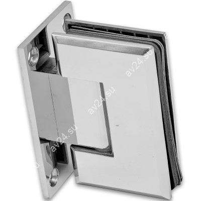 Петля Бета β FDP-21 стена-стекло центр. крепление, нержавейка/полированный