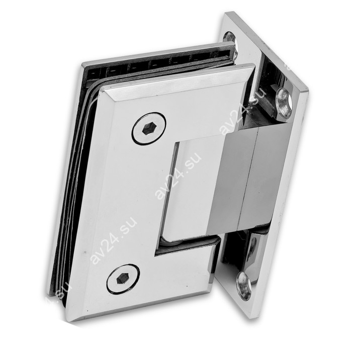 Петля Бета β FDP-21 стена-стекло центр. крепление, нержавейка/полированный