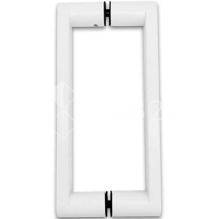 Ручка скоба FDR-86, 25*200*225 мм, нержавейка/белый